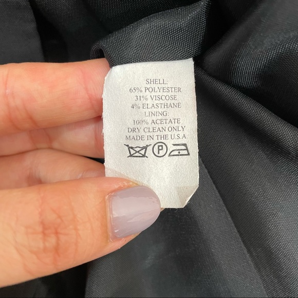 Kenneth Cole Black One Button Blazer - Picture 4 of 5